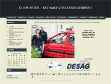 Tablet Screenshot of peter-durm.de